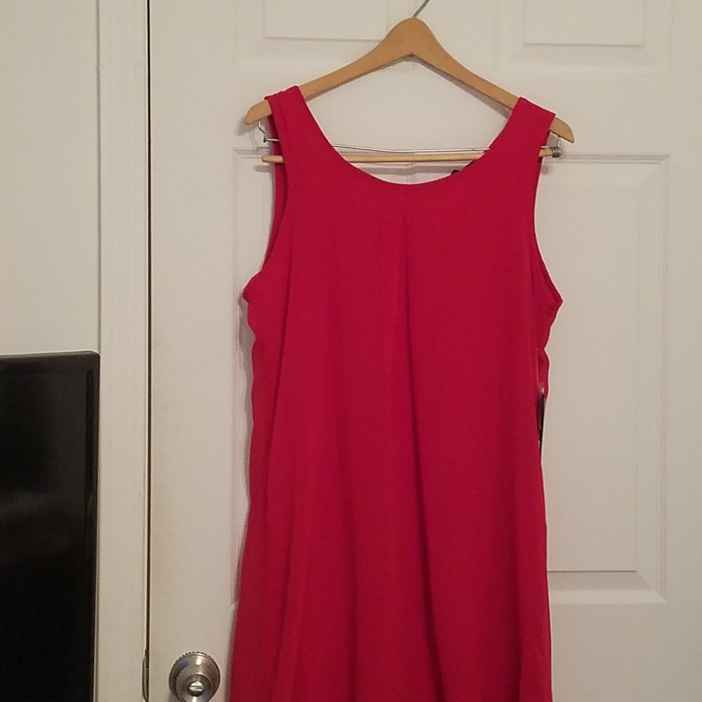 Red dress, size XL